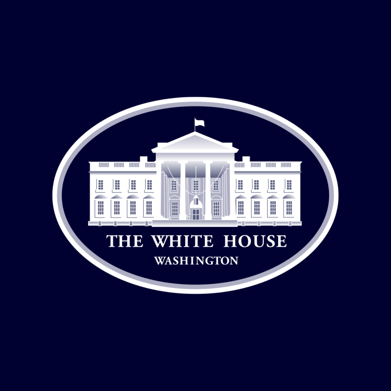 White House logo.
